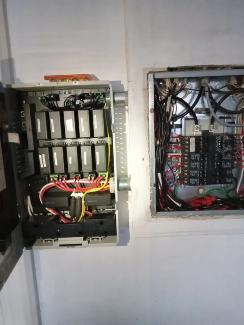 Electrical panel upgrade completed for Indoor Lighting Installation in Holloman AFB